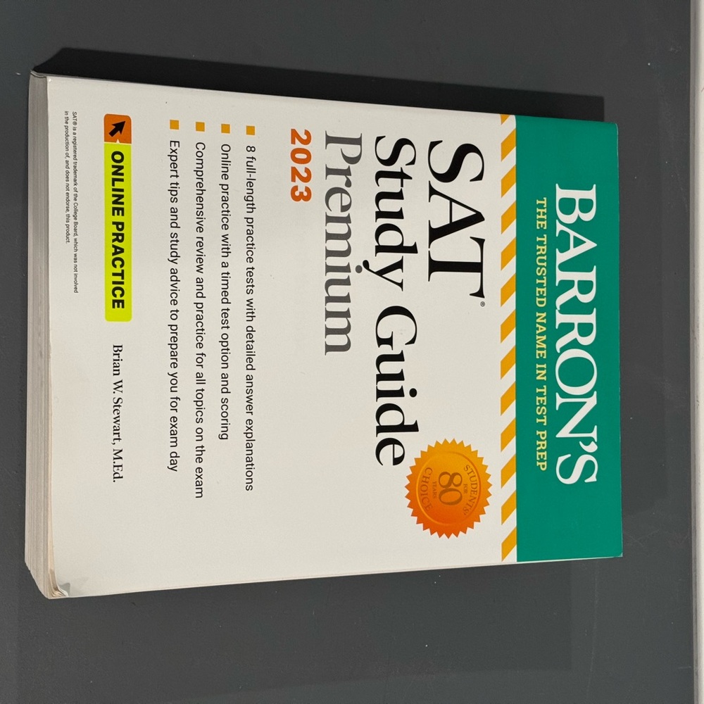 Barron's SAT Study Guide Premium 2023